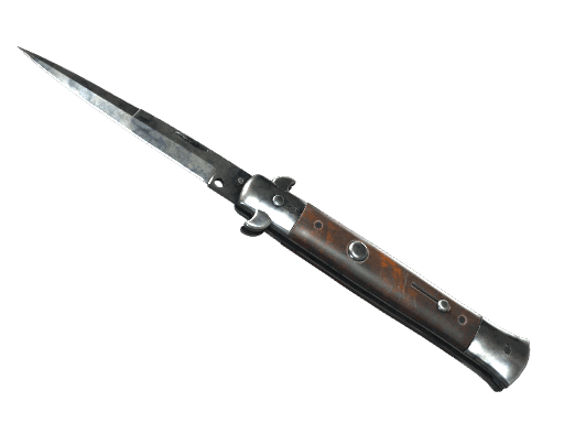 ★ Stiletto Knife | Stained (Well-Worn)