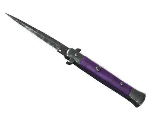 ★ Stiletto Knife | Ultraviolet (Battle-Scarred)