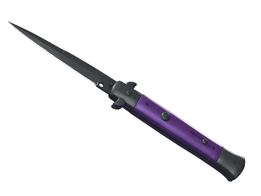 ★ StatTrak™ Stiletto Knife | Ultraviolet (Factory New)