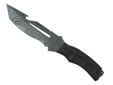 ★ StatTrak™ Survival Knife | Damascus Steel (Battle-Scarred)
