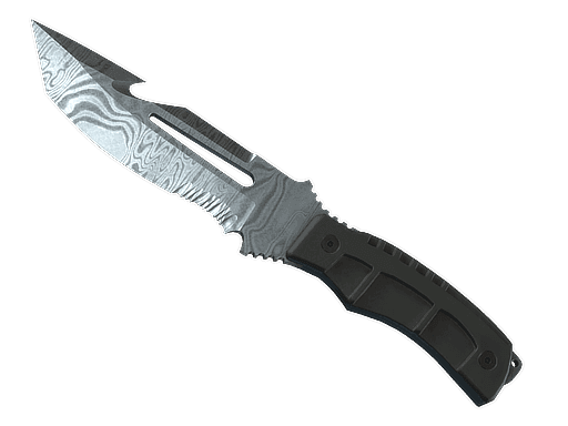 ★ Survival Knife | Damascus Steel (Well-Worn)