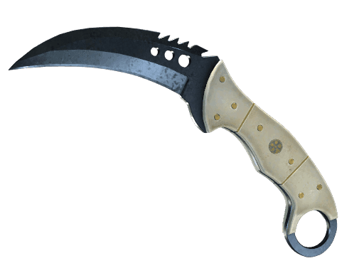★ Talon Knife | Blue Steel (Well-Worn)