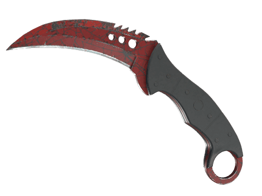 ★ Talon Knife | Crimson Web (Well-Worn)