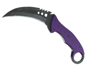 ★ StatTrak™ Talon Knife | Ultraviolet (Well-Worn)
