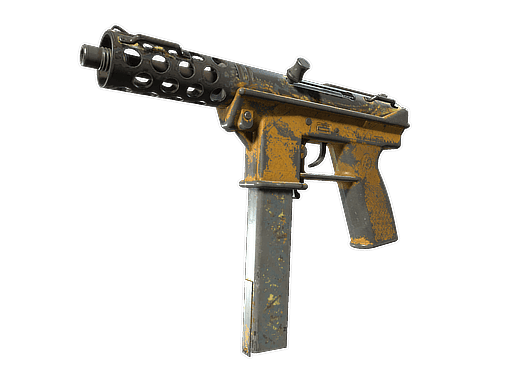 Tec-9 | Banana Leaf (Battle-Scarred)