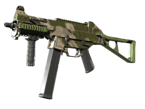 UMP-45 | Green Swirl (Field-Tested)