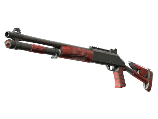 XM1014 | Red Leather (Battle-Scarred)