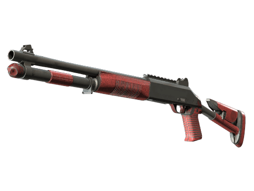 XM1014 | Red Leather (Field-Tested)