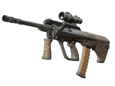 Souvenir AUG | Spalted Wood (Field-Tested)