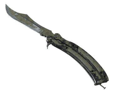 ★ StatTrak™ Butterfly Knife | Safari Mesh (Battle-Scarred)
