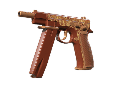 CZ75-Auto | Honey Paisley (Minimal Wear)