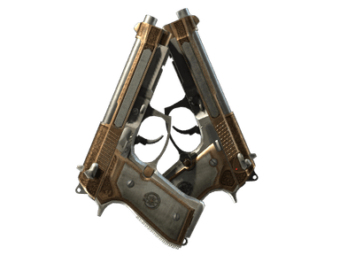 StatTrak™ Dual Berettas | Cartel (Battle-Scarred)