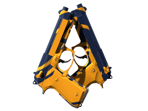 StatTrak™ Dual Berettas | Marina (Minimal Wear)