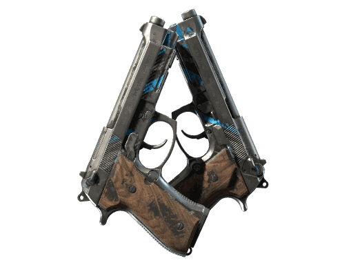 StatTrak™ Dual Berettas | Shred (Battle-Scarred)