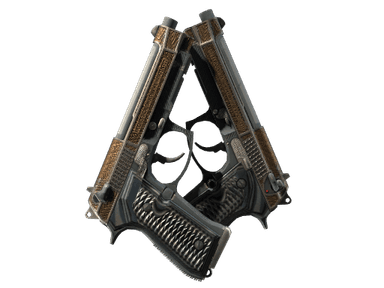 StatTrak™ Dual Berettas | Tread (Well-Worn)