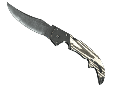 ★ Falchion Knife | Black Laminate (Minimal Wear)
