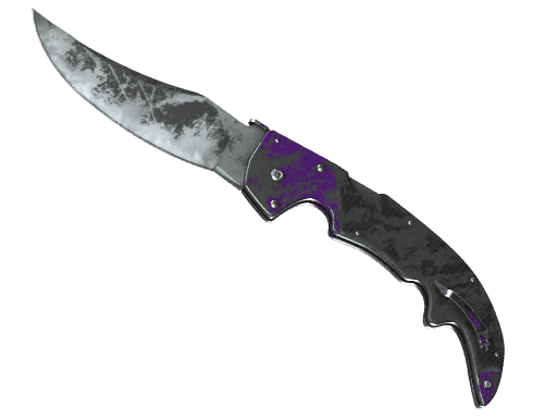★ StatTrak™ Falchion Knife | Ultraviolet (Battle-Scarred)