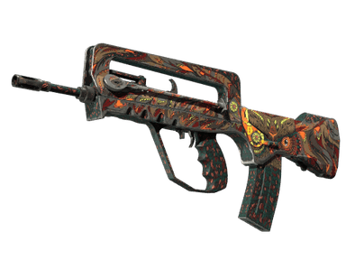 StatTrak™ FAMAS | Eye of Athena (Well-Worn)