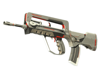 StatTrak™ FAMAS | Mecha Industries (Well-Worn)