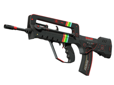 StatTrak™ FAMAS | ZX Spectron (Well-Worn)
