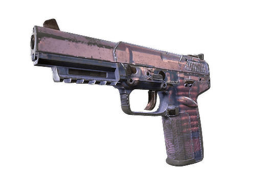 StatTrak™ Five-SeveN | Dark Polymer (Battle-Scarred)