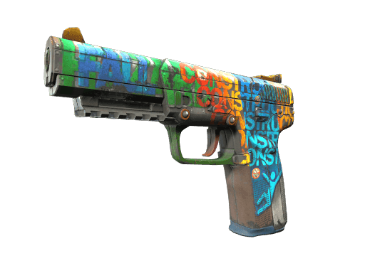 Souvenir Five-SeveN | Fall Hazard (Well-Worn)