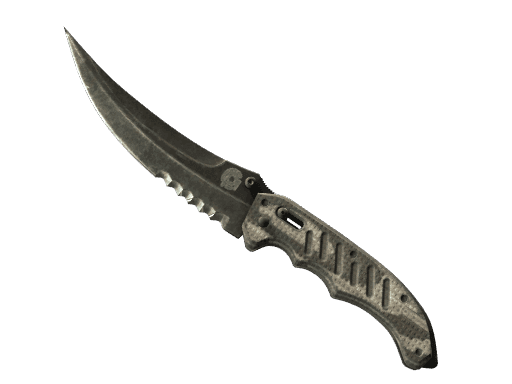 ★ StatTrak™ Flip Knife | Black Laminate (Battle-Scarred)
