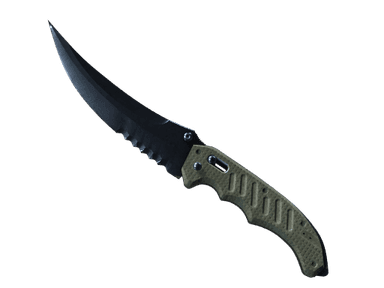 ★ StatTrak™ Flip Knife | Blue Steel (Field-Tested)