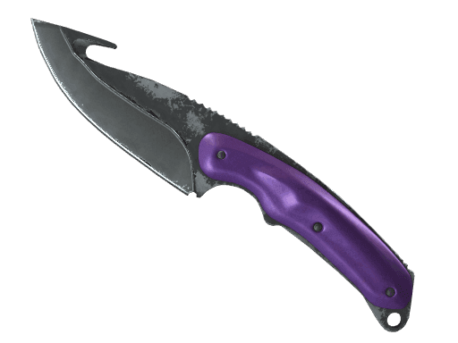 ★ StatTrak™ Gut Knife | Ultraviolet (Well-Worn)