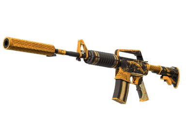M4A1-S | Golden Coil (Well-Worn)