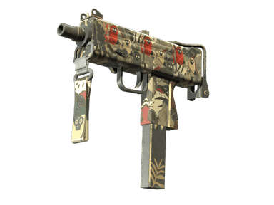 StatTrak™ MAC-10 | Monkeyflage (Field-Tested)