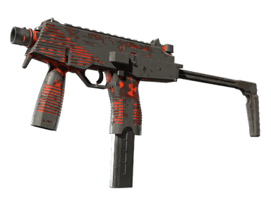 MP9 | Setting Sun (Battle-Scarred)