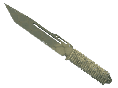 ★ Paracord Knife | Safari Mesh (Well-Worn)