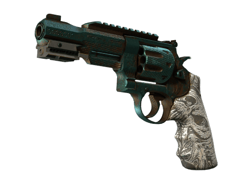 StatTrak™ R8 Revolver | Bone Forged (Battle-Scarred)