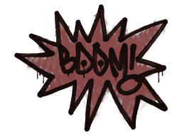 Sealed Graffiti | BOOM (Brick Red)