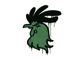 Sealed Graffiti | Cocky (Jungle Green)