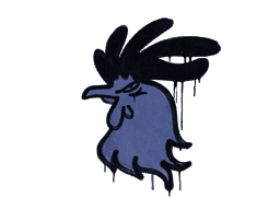 Sealed Graffiti | Cocky (SWAT Blue)