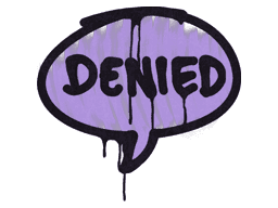 Sealed Graffiti | Denied (Violent Violet)