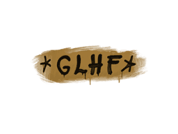 Sealed Graffiti | GLHF (Desert Amber)
