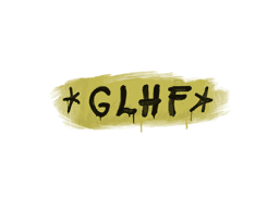Sealed Graffiti | GLHF (Tracer Yellow)