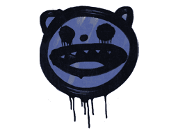 Sealed Graffiti | Happy Cat (SWAT Blue)