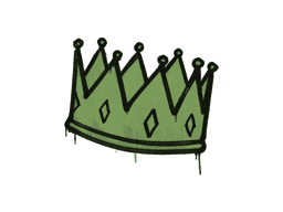 Sealed Graffiti | King Me (Battle Green)