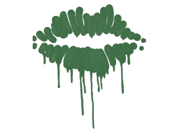 Sealed Graffiti | Kiss (Jungle Green)