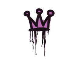 Sealed Graffiti | Little Crown (Bazooka Pink)