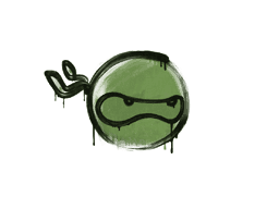 Sealed Graffiti | Ninja (Battle Green)
