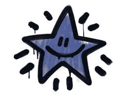 Sealed Graffiti | Shining Star (SWAT Blue)