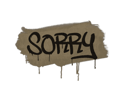 Sealed Graffiti | Sorry (Dust Brown)