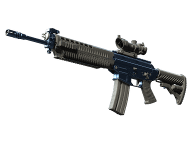 Souvenir SG 553 | Anodized Navy (Factory New)