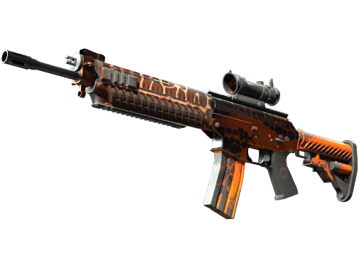 StatTrak™ SG 553 | Tiger Moth (Field-Tested)