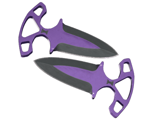 ★ Shadow Daggers | Ultraviolet (Well-Worn)